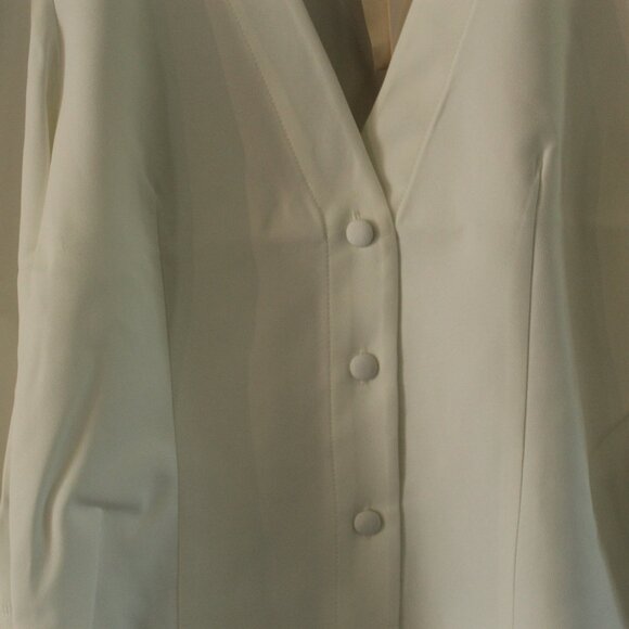 Choosy Puff Sleeve Cozy Blouse White Size XS - Picture 9 of 14